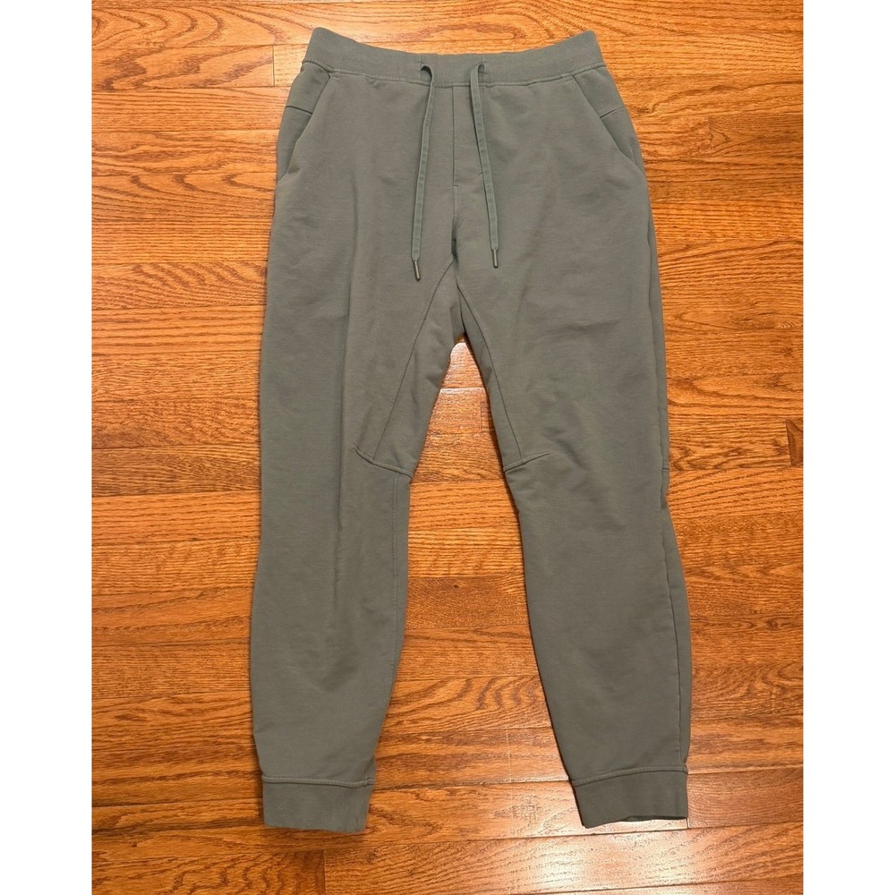 Lululemon City Sweat Joggers Mens Medium 29" Green French Terry Sweatpants